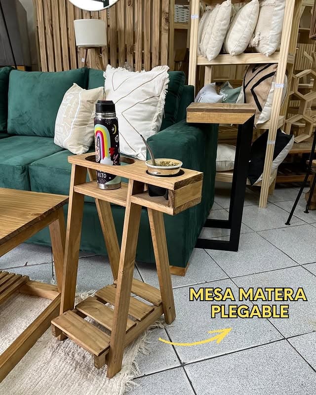 Mesa matera plegable